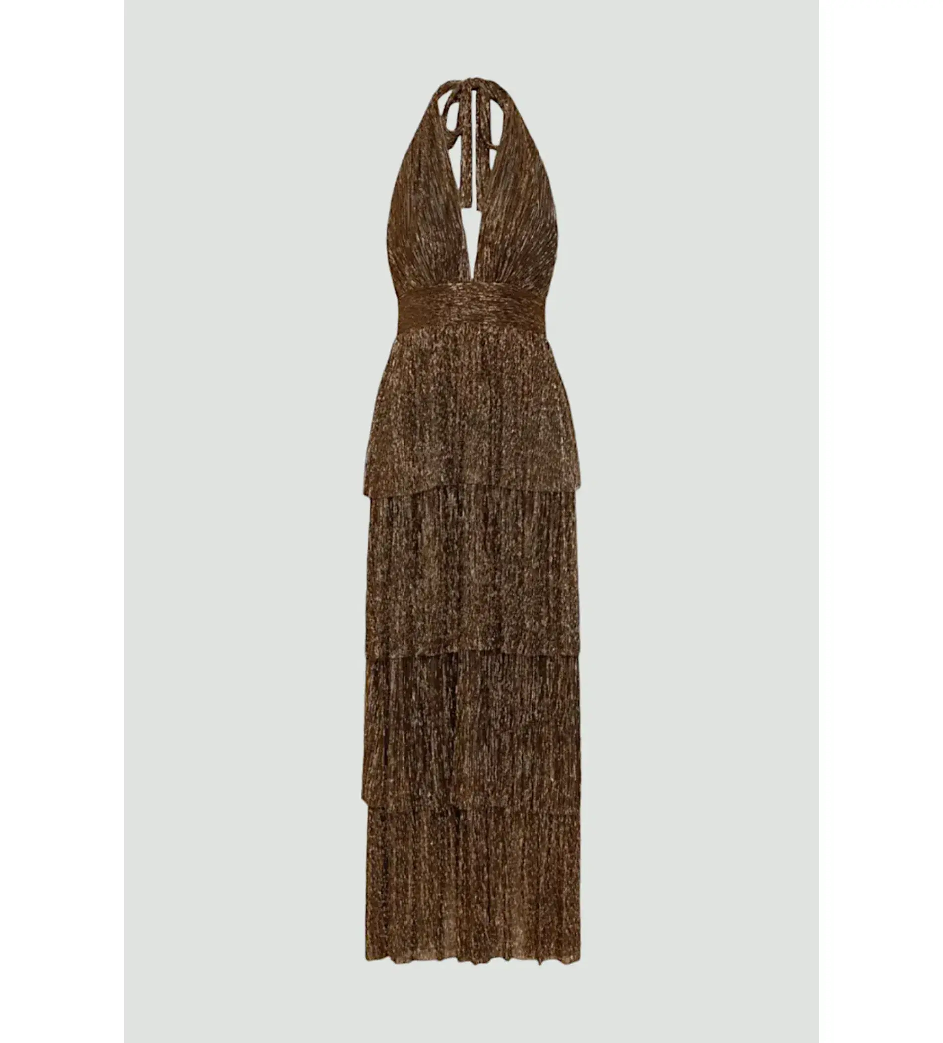 Sheike Galaxy Dress Bronze Size 10 - Image 2