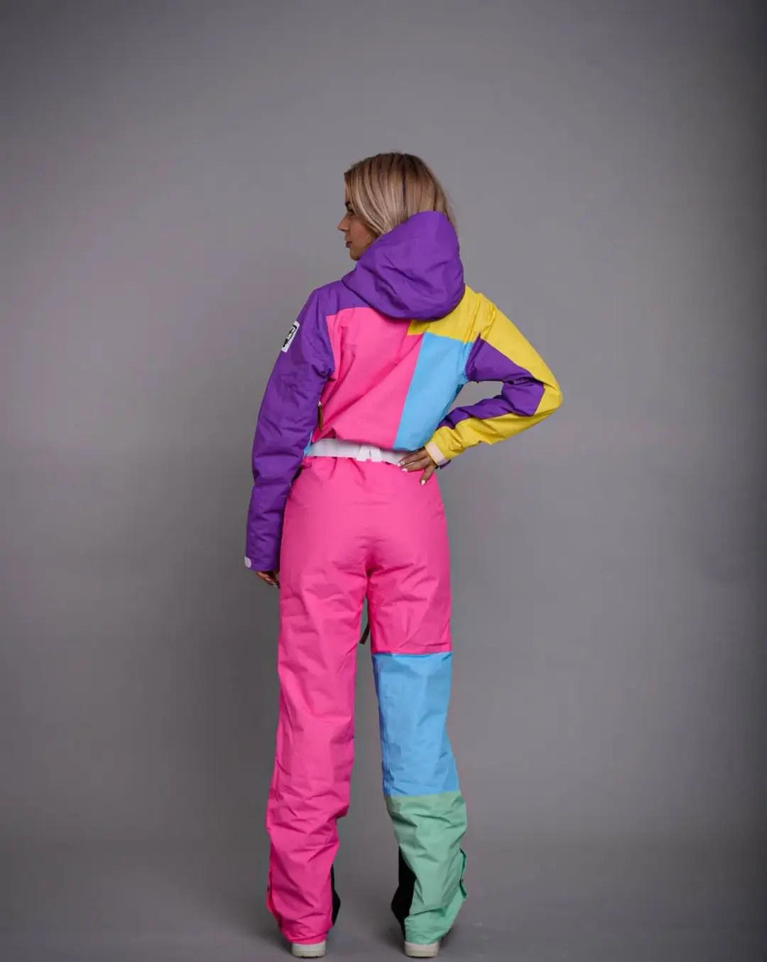 OOSC So Fetch Women’s Retro Ski Suit Pastel Multi Size 6  for rent on The Volte - main image