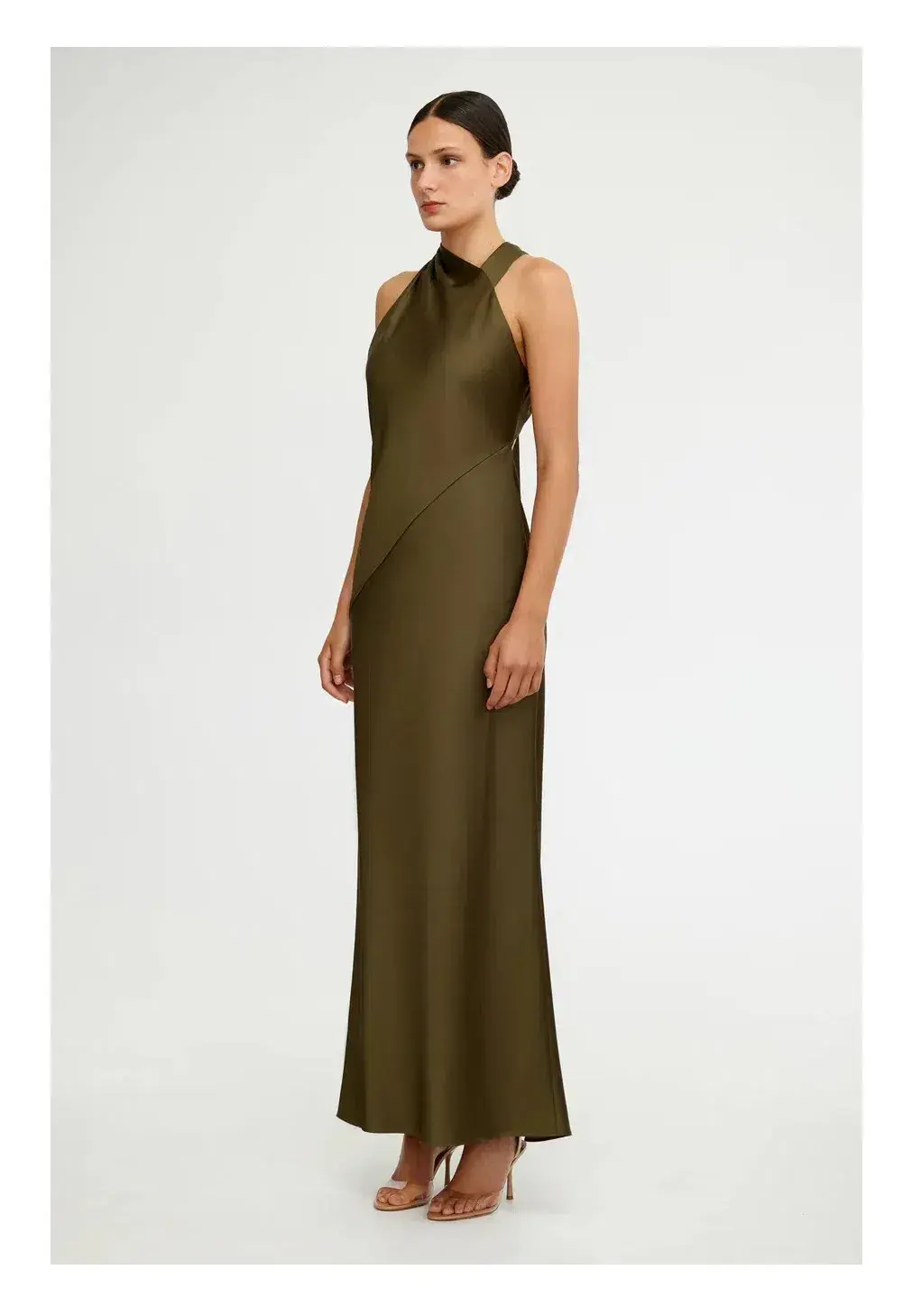 Significant Other Annabel Dress Khaki Size 10 - Image 2