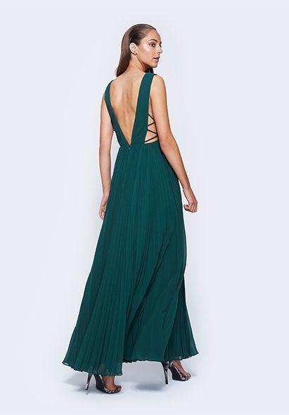 Fame & Partners Allegra Dress - Forest Green - Image 1