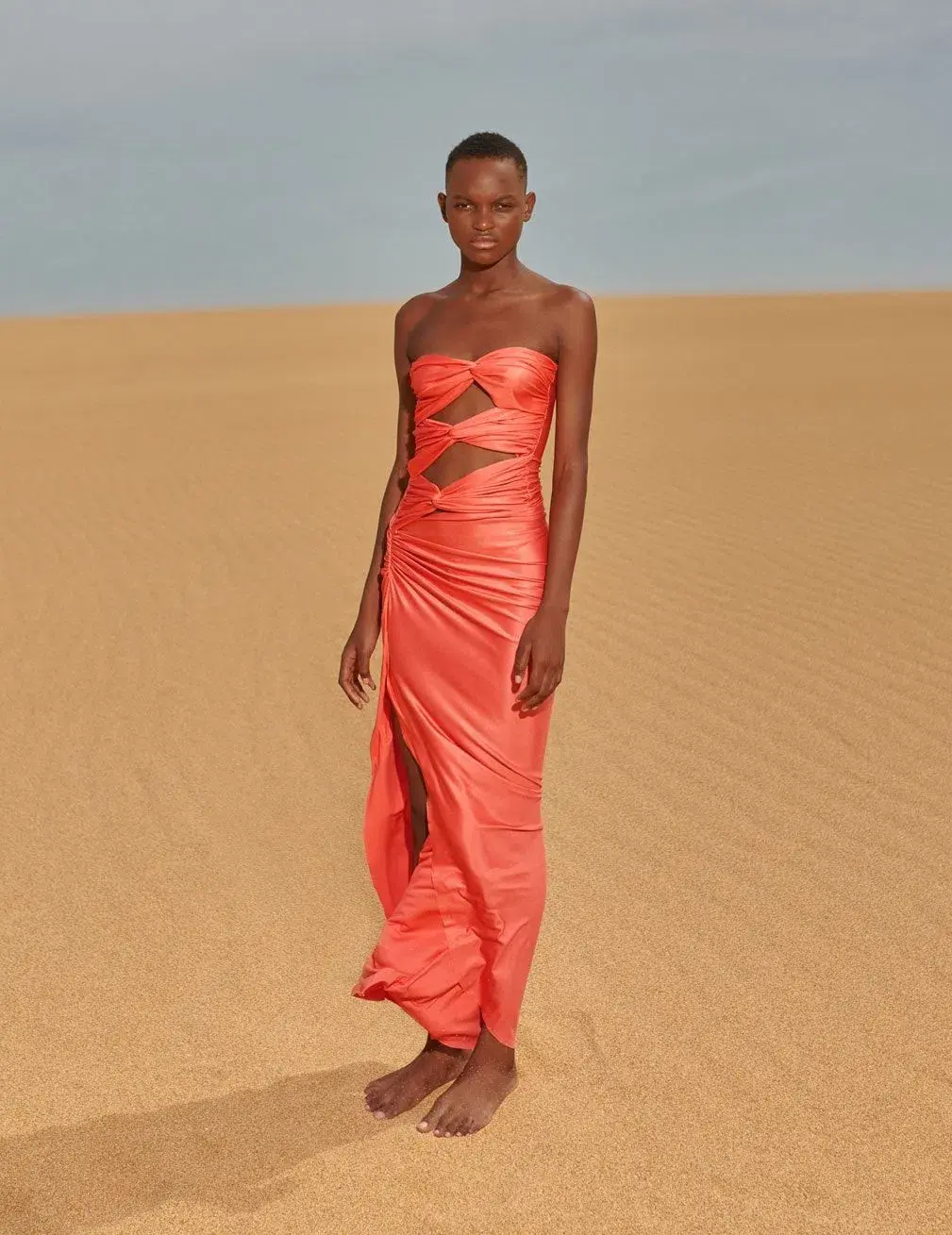 Baobab Vera Dress Coral Size 8 for rent on The Volte - main image