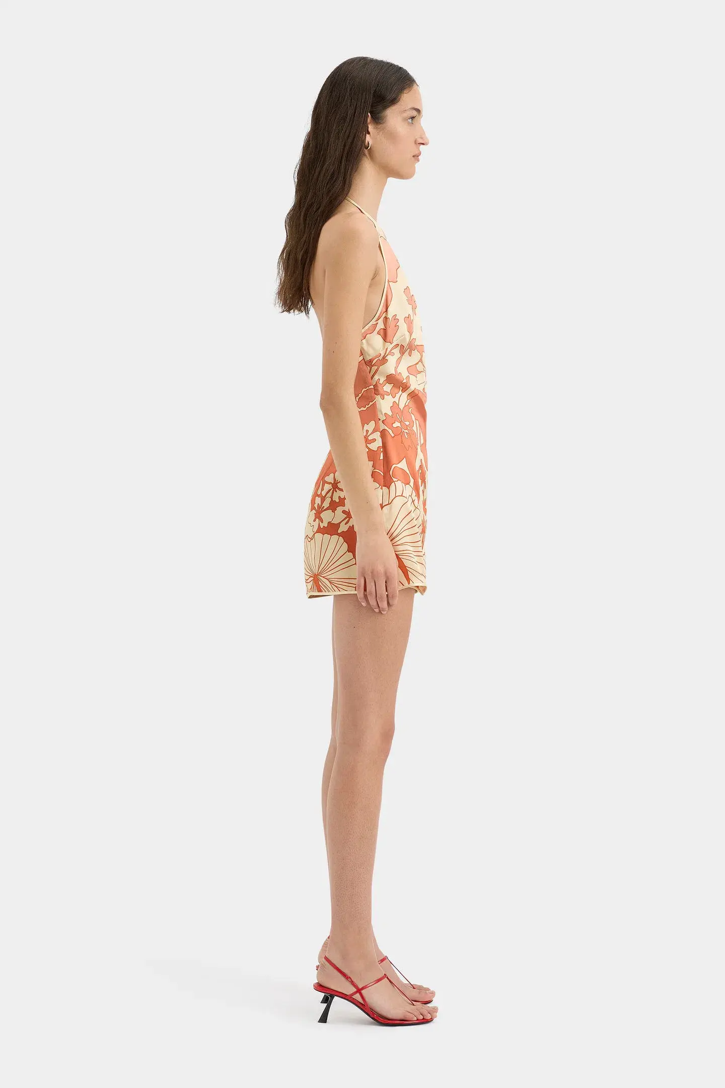 Sir the Label Como Twist Mini Dress Paradiso Print Size 8 - Image 2