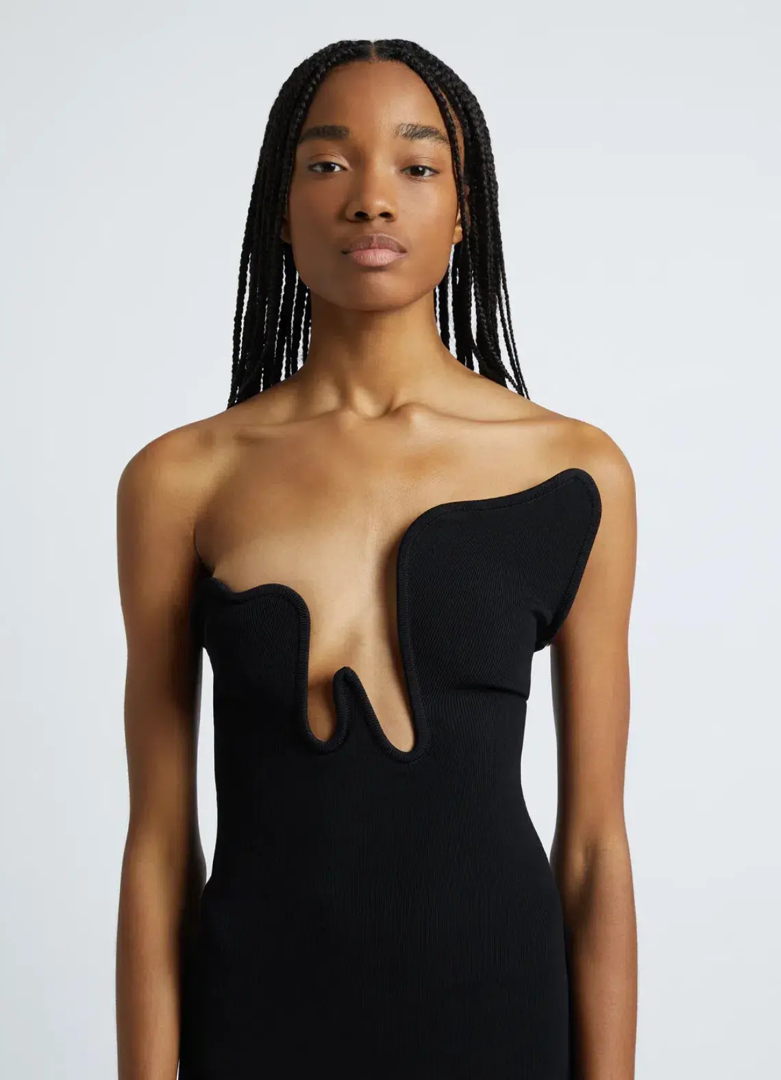 Christopher Esber Salacia Wire Column Strapless Dress Black Size XXS / AU 4 - Image 5