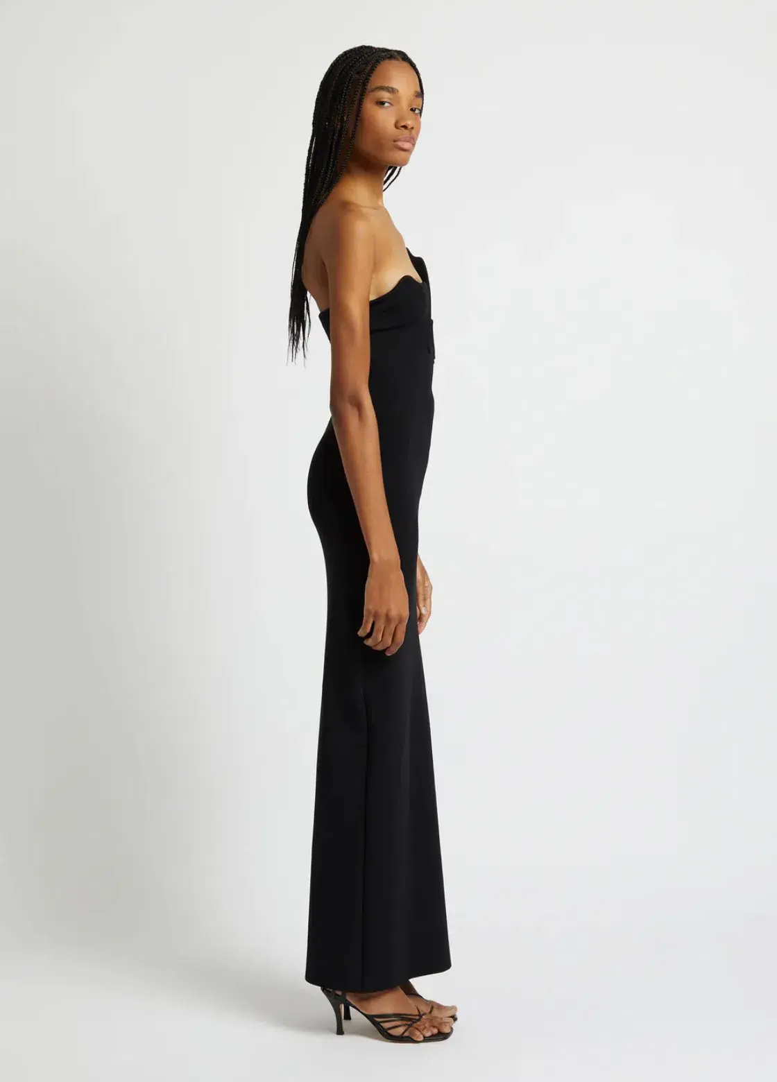 Christopher Esber Salacia Wire Column Strapless Dress Black Size XXS / AU 4 - Image 4