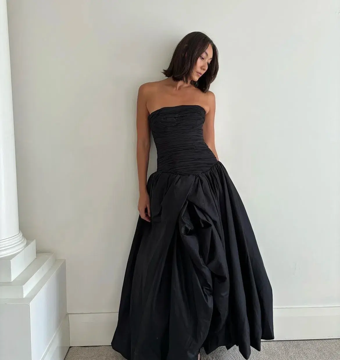 Aje Violette Bubble Hem Maxi Dress Black Size XS / 6 AU - Image 2