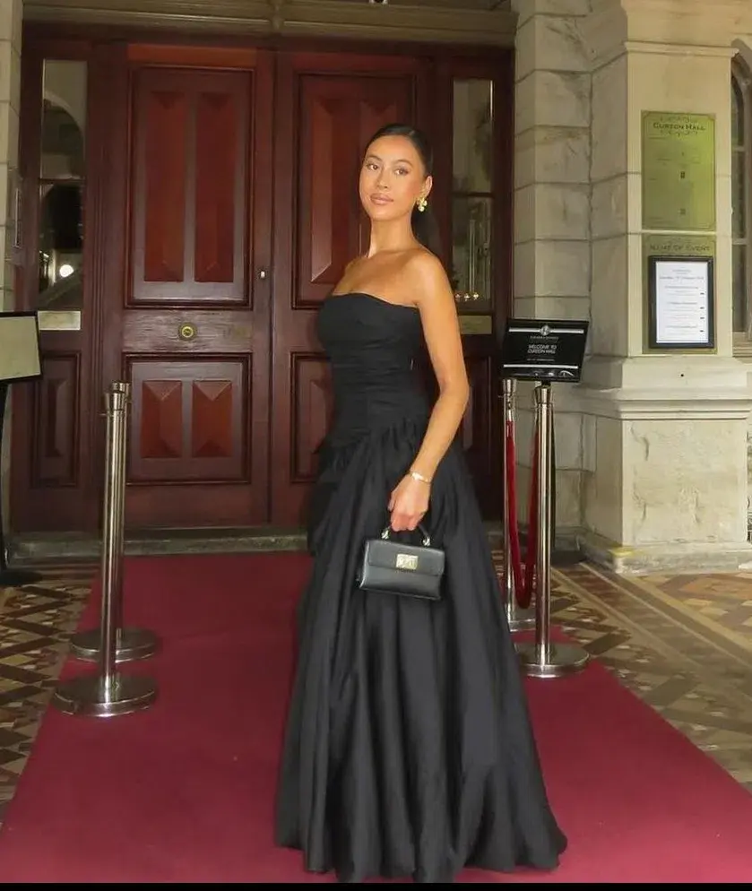 Aje Violette Bubble Hem Maxi Dress Black Size XS / 6 AU - Image 3