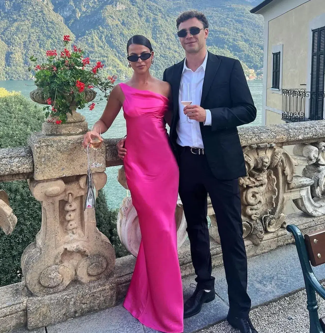 Natalie Rolt Monika Gown Neon Pink Size 1 / AU 8 - Image 4