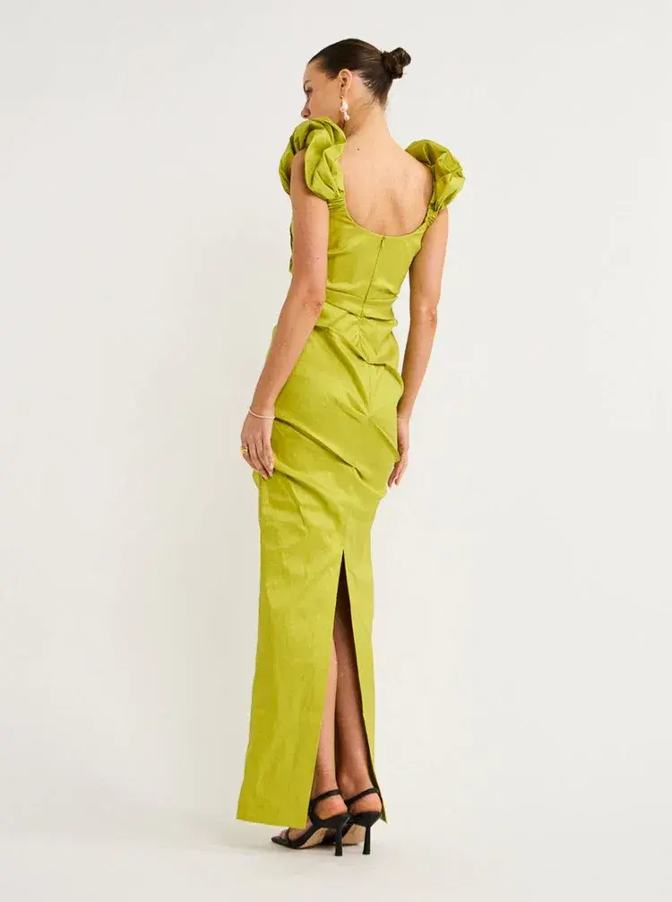 Rachel Gilbert Kalina Gown Green Size XS / AU 6 - Image 3
