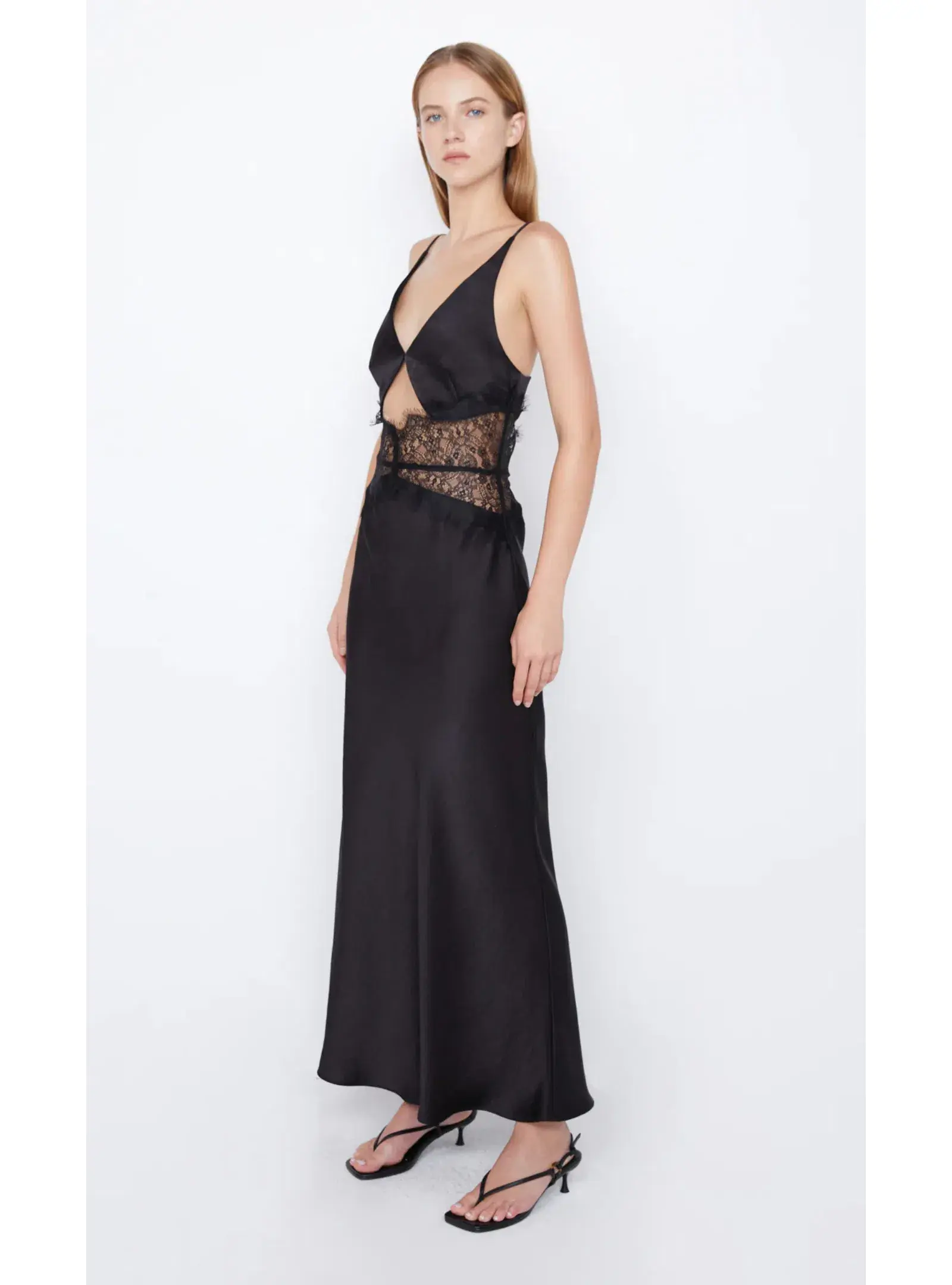 Bec & Bridge Camille Maxi Dress Black Size AU 10 - Image 2