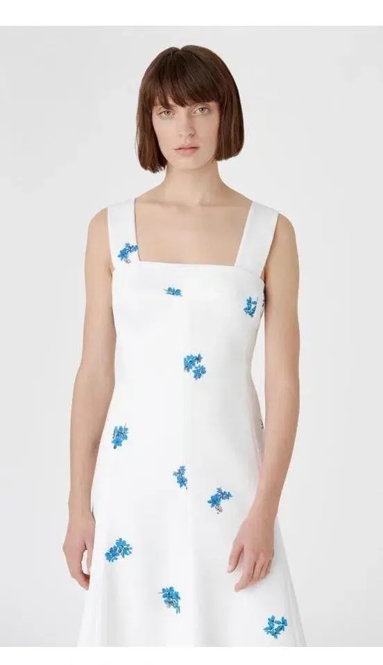 Camilla and Marc Diliana Midi Dress White Size 6 for rent on The Volte - main image