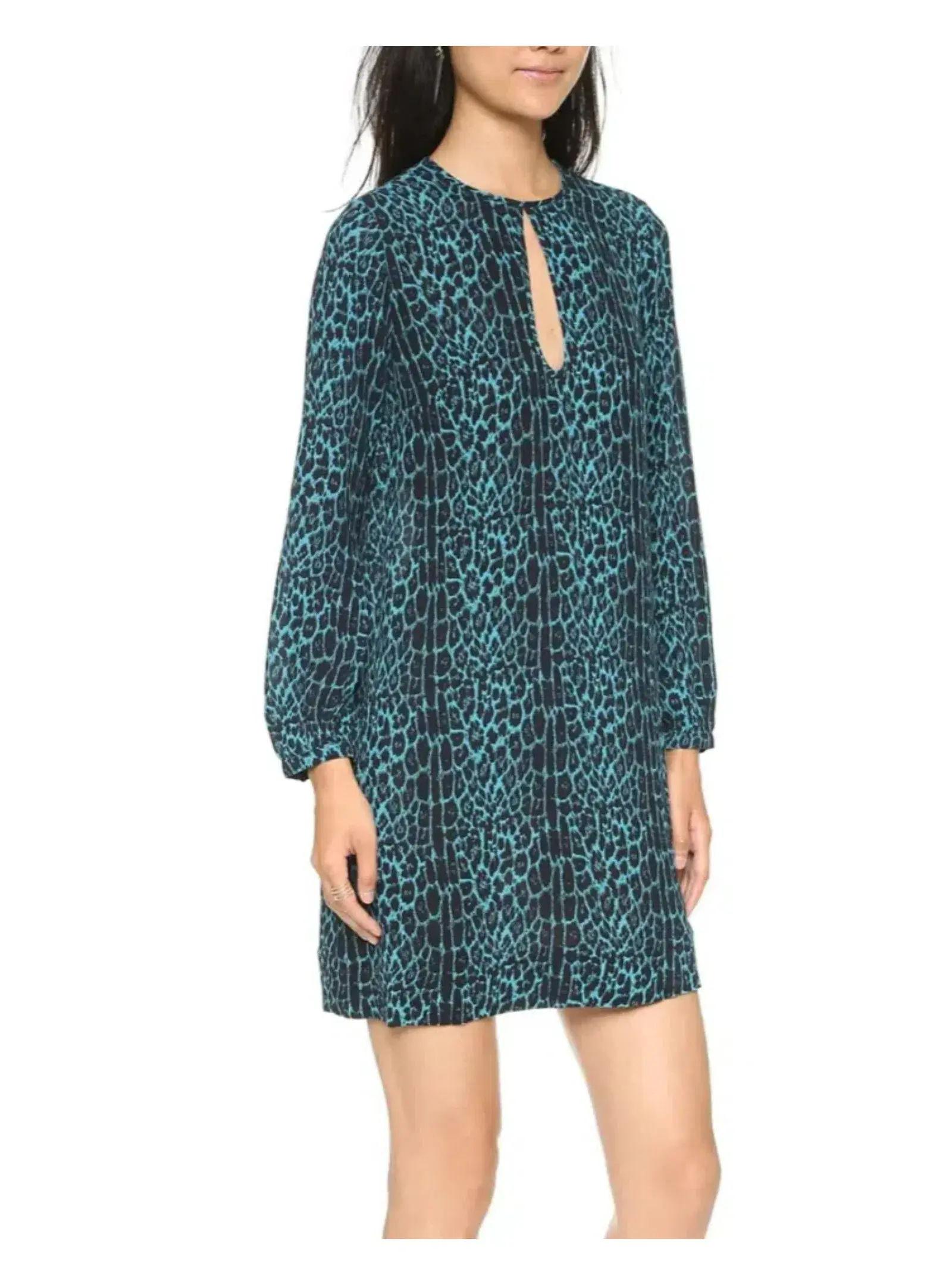 Zimmermann Esplanade Teardrop Shift Dress in Leopard Print Size 1 / AU 10 - Image 2