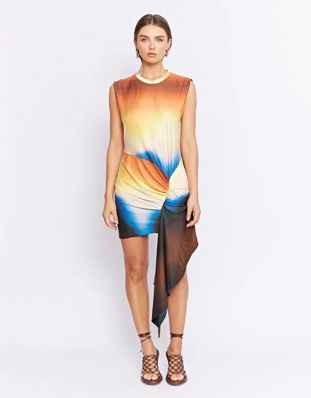 Pfeiffer Lexington Mini Dress in Earth Size L / AU 14 - Image 1