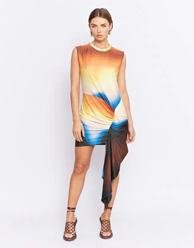 Pfeiffer Lexington Mini Dress in Earth Size L / AU 14 - Image 2