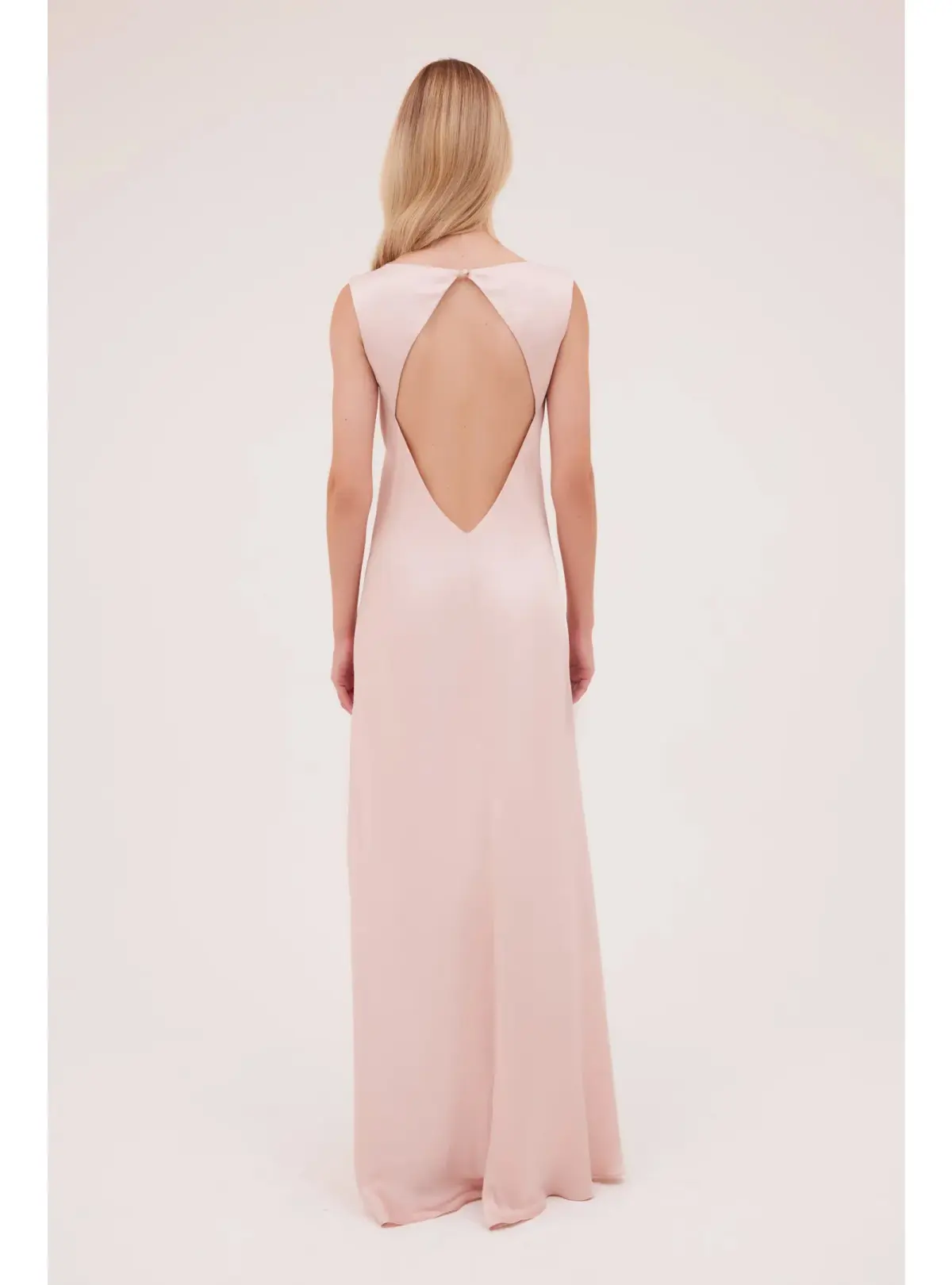 Bianca Spender Musk Holly Satin Dress in Pink Size AU 8 - Image 3
