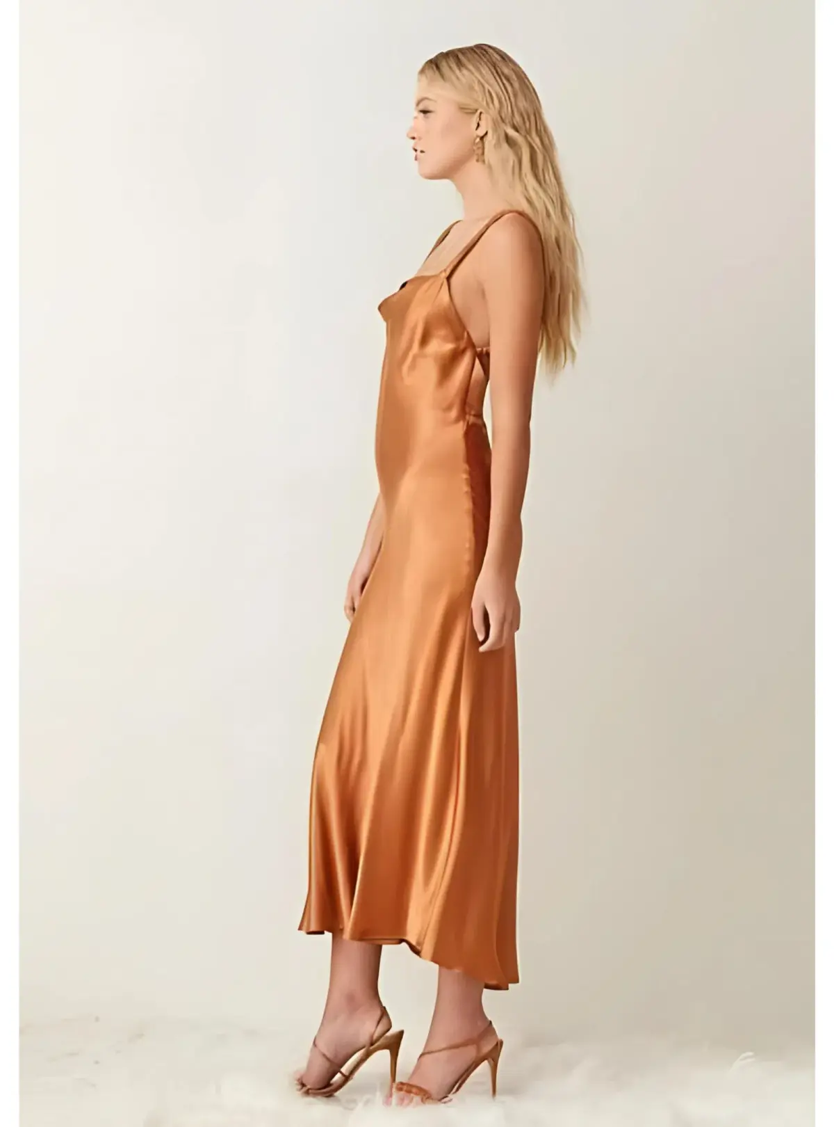 Bec & Bridge Lani Midi Dress Burnt Caramel Size AU 6 - Image 2
