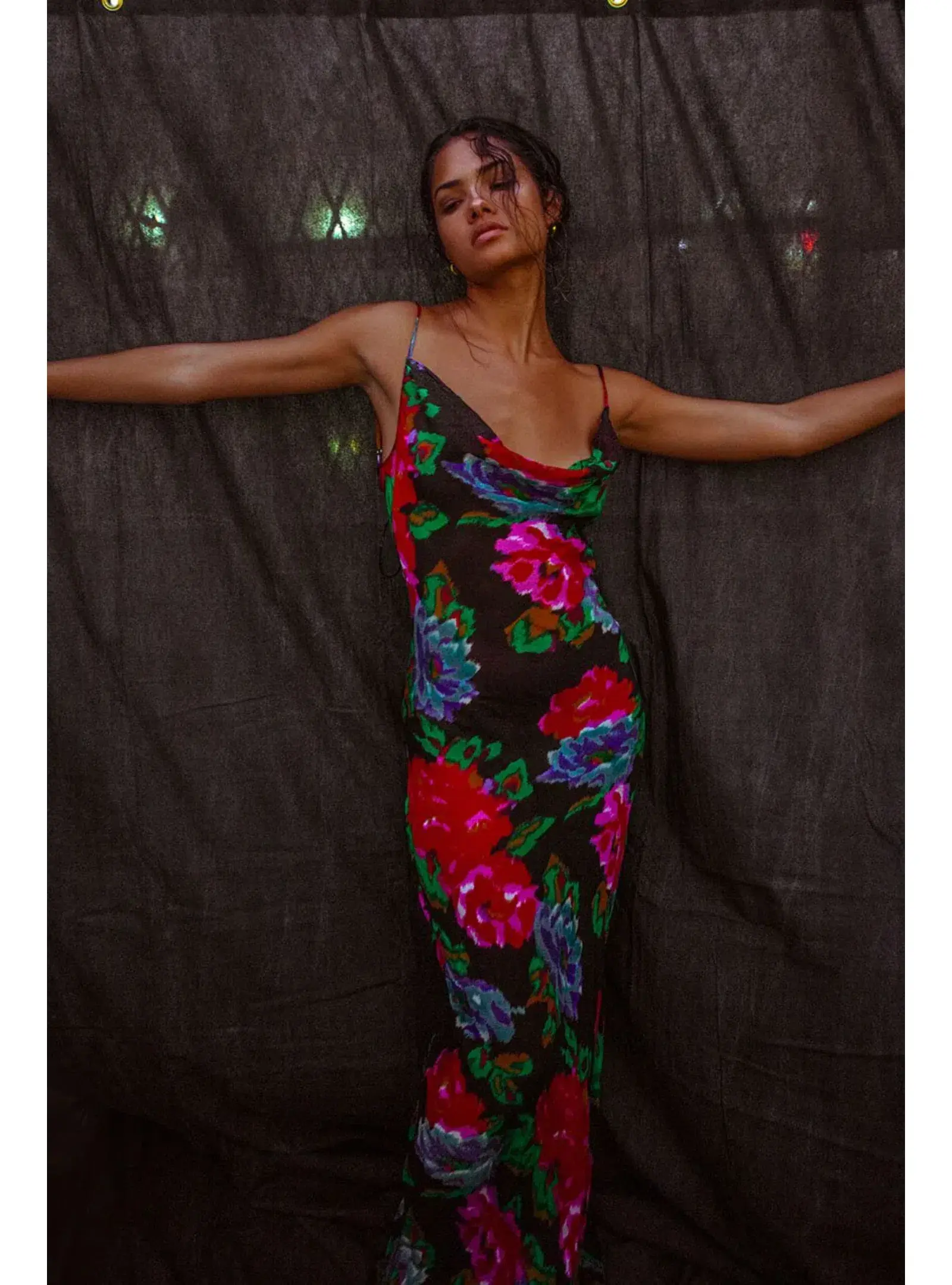 Rat & Boa Casablanca Dress Floral Print Size M / AU 10 - Image 3