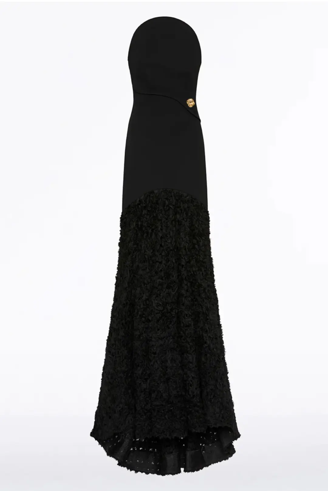 Carla Zampatti Nastro Strapless Gown Black Size 6 for rent on The Volte - main image