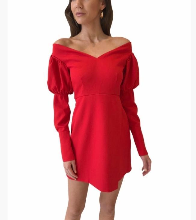 By Kane Fortune Dress Red Size AU 6 - Image 3