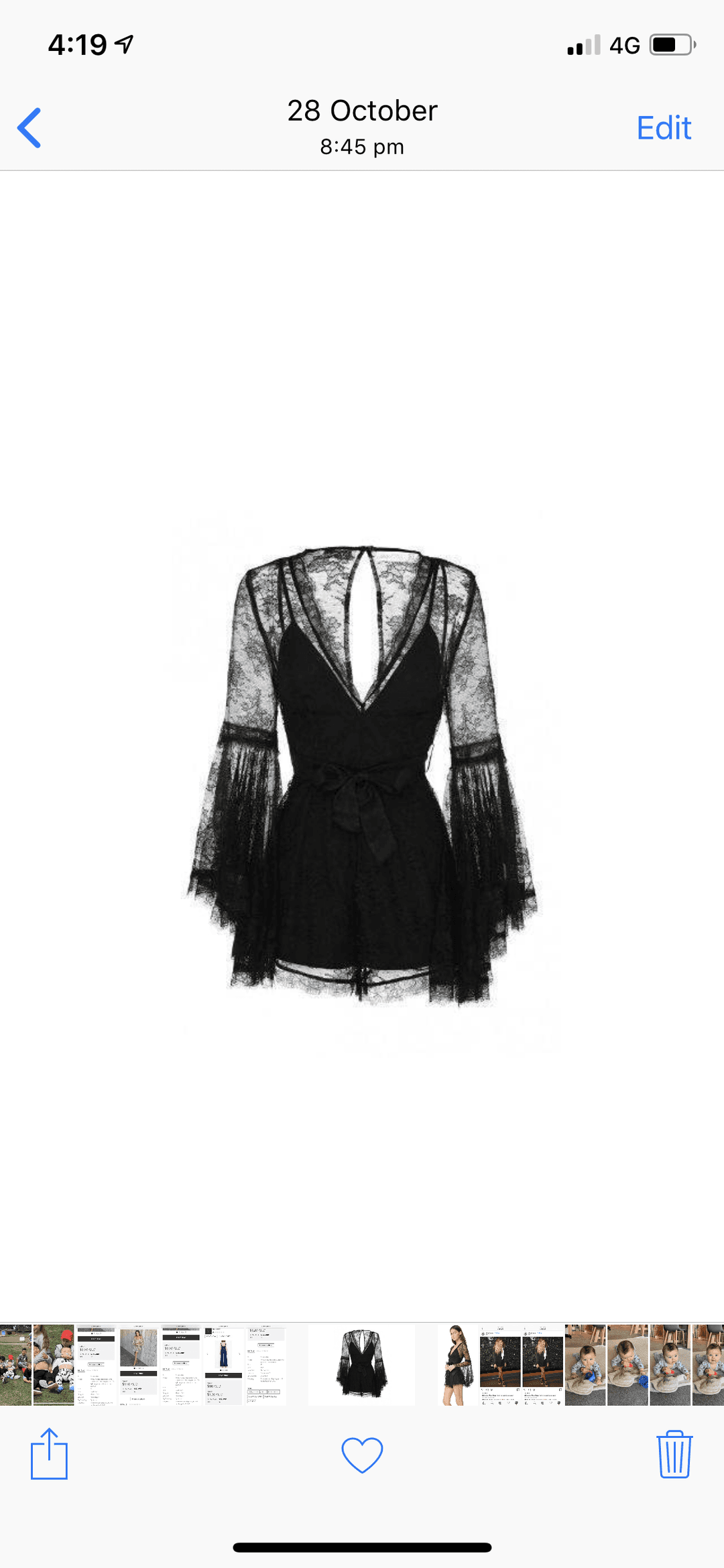 Alice McCall Gemini Playsuit Black Size 10 for rent on The Volte - main image