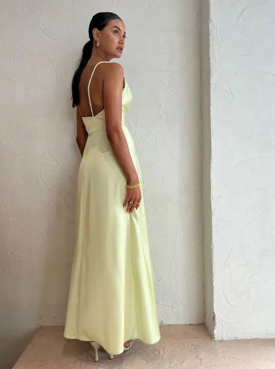One Fell Swoop Hepburn Maxi In Limoncello Size 6 for rent on The Volte - main image
