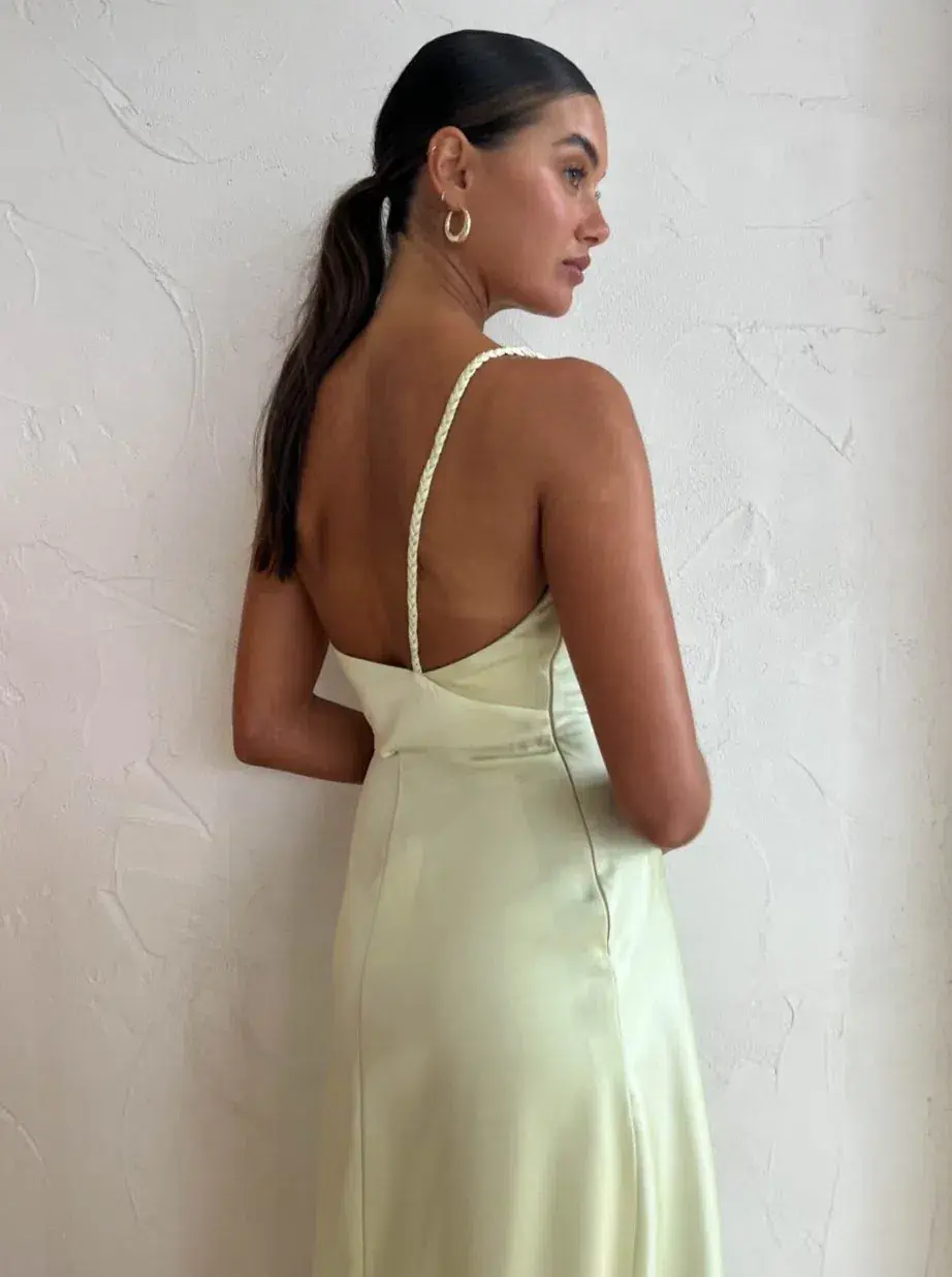 One Fell Swoop Hepburn Maxi In Limoncello Size 6 for rent on The Volte - main image