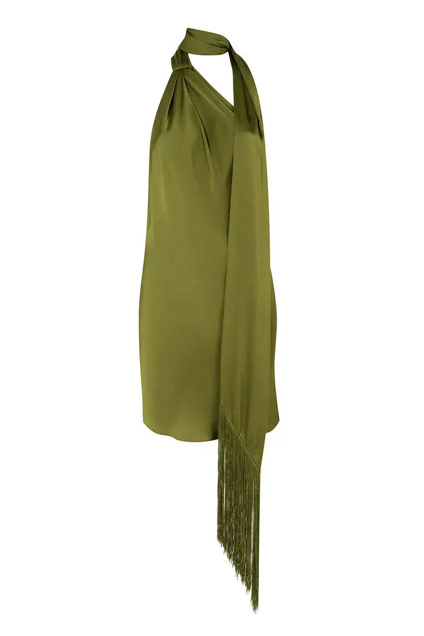 Rat & Boa Serafia Dress in Green Size XS/AU 6 - Image 3