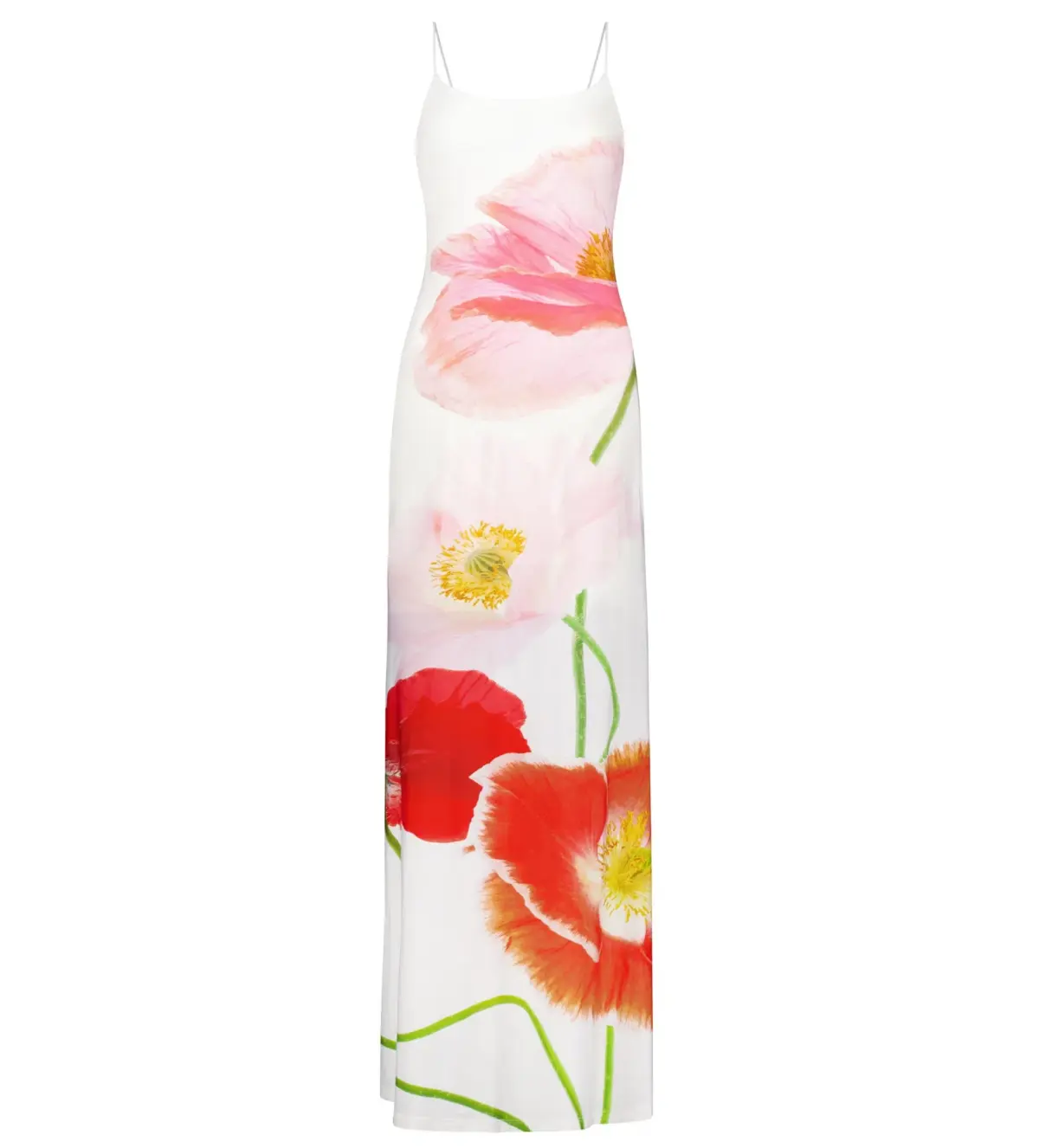 With Harper Lu Low Back Maxi Dress Citrus Poppy Size 8  - Image 2