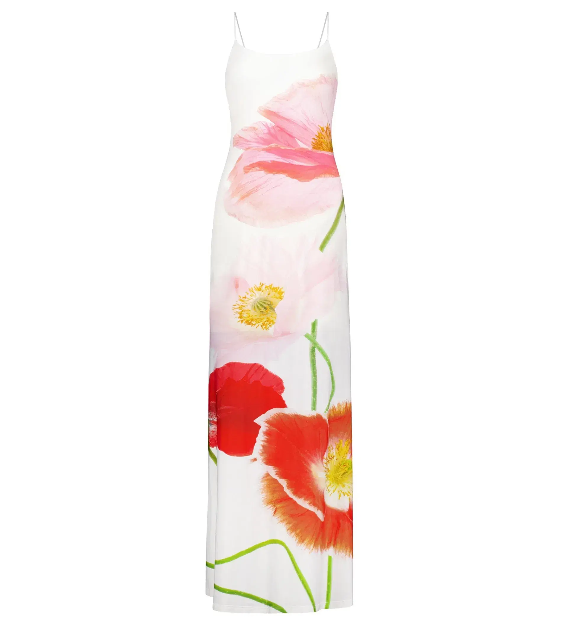With Harper Lu Low Back Maxi Dress Citrus Poppy Size 8  - Image 2