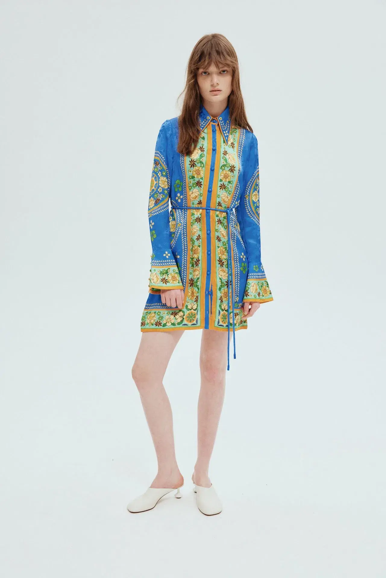 Alemais Linda Mini Dress Multi Floral Size 10 - Image 1