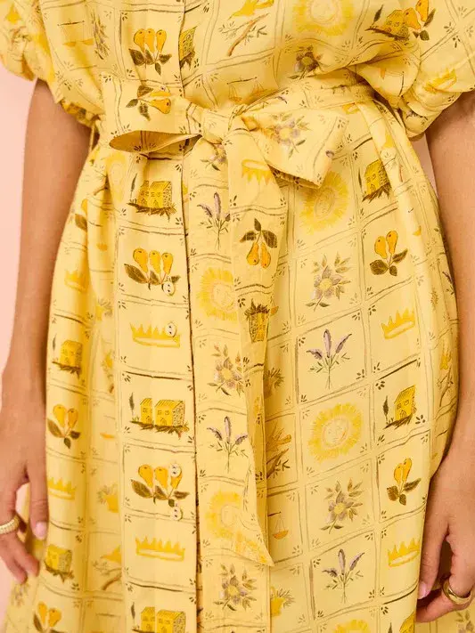 Palm Noosa Carla Dress In Amarilla Tile Size 14 - Image 4