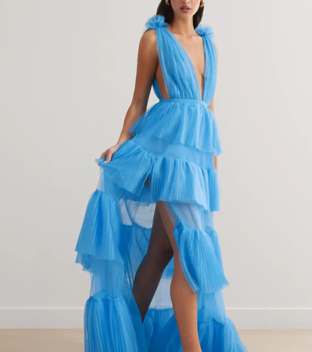 Lexi Zendaya Dress in Blue Size 6 for rent on The Volte - main image