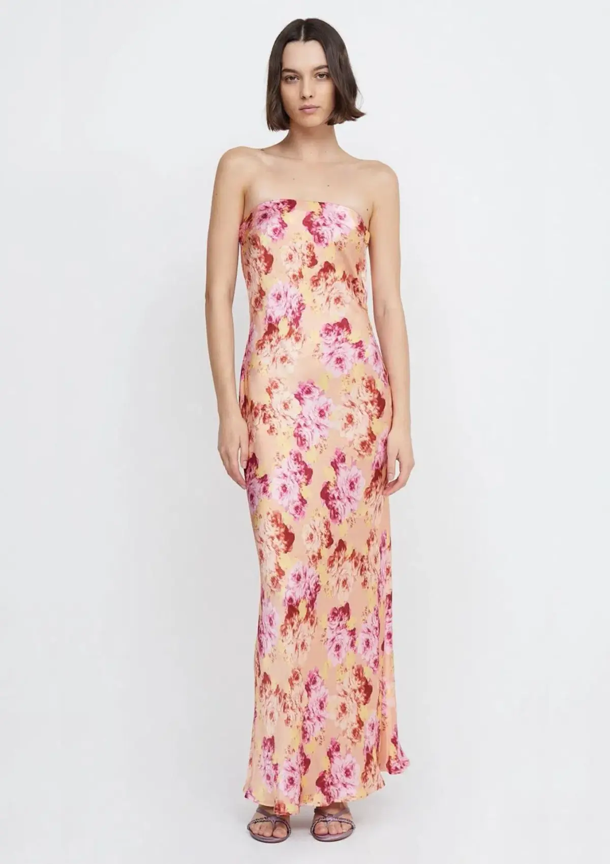 Bec & Bridge Moondance Strapless Dress Belle Floral Size 8 - Image 1