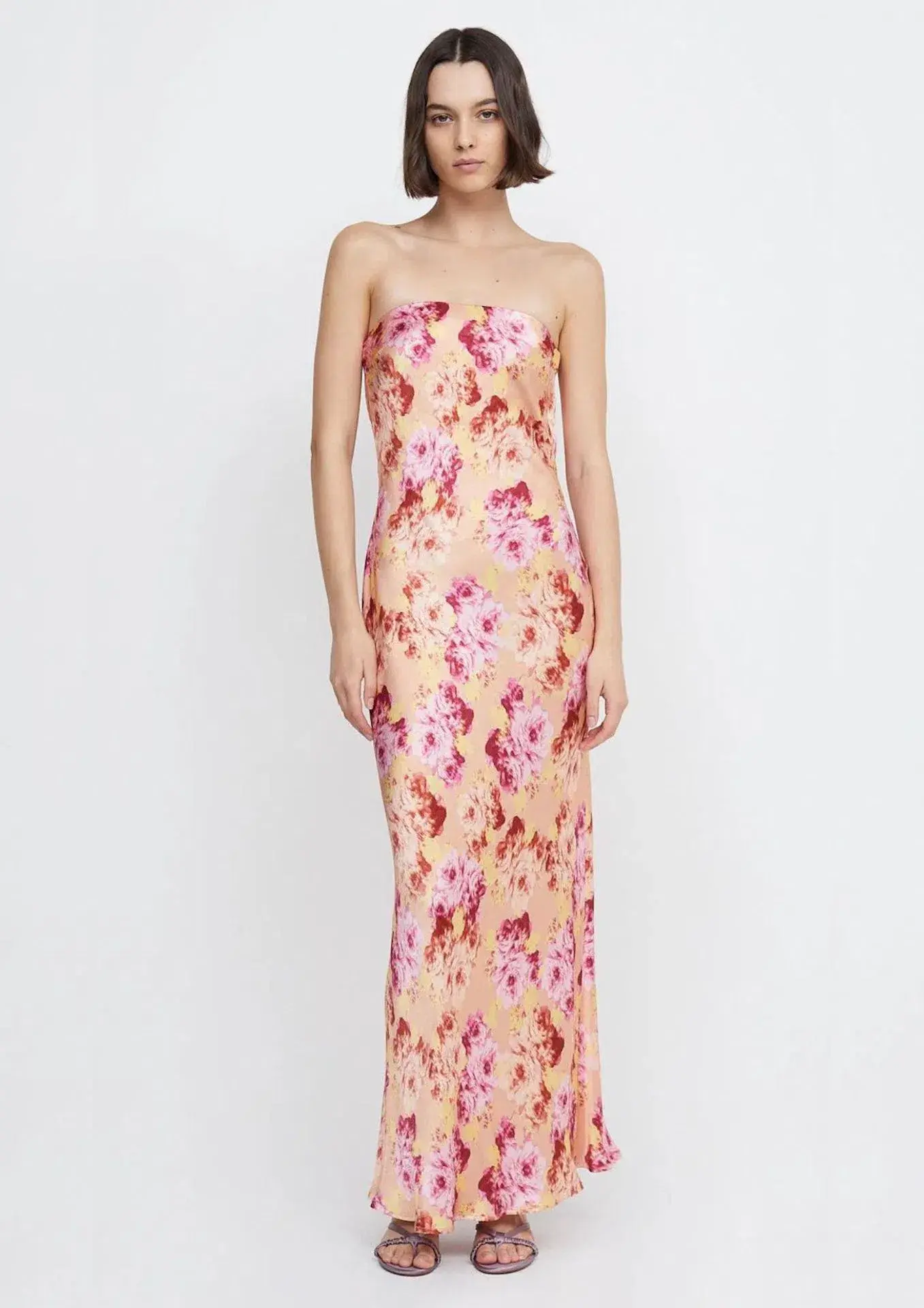 Bec & Bridge Moondance Strapless Dress Belle Floral Size 8 - Image 1