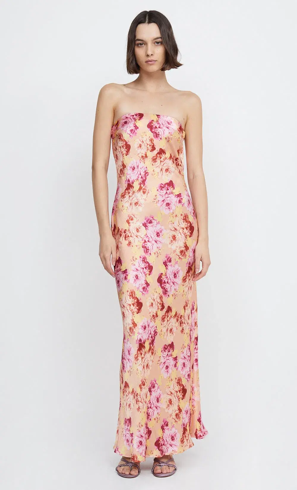 Bec & Bridge Moondance Strapless Dress Belle Floral Size 8 - Image 5