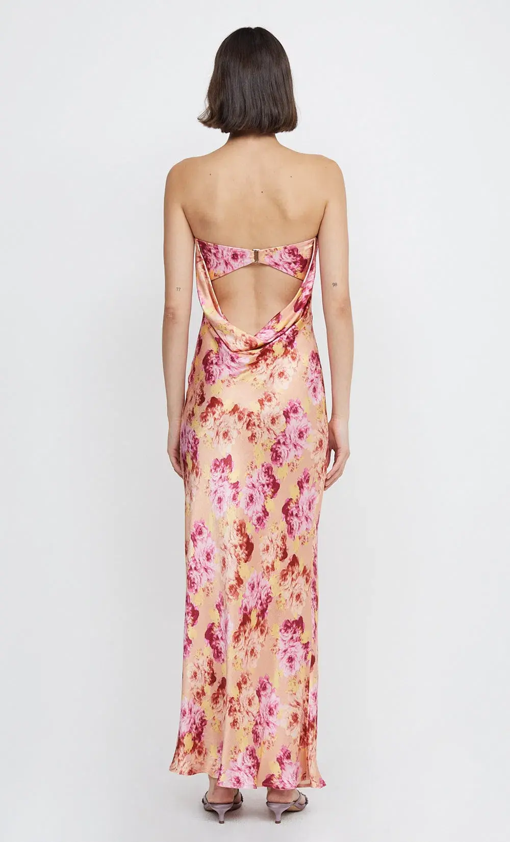 Bec & Bridge Moondance Strapless Dress Belle Floral Size 8 - Image 3