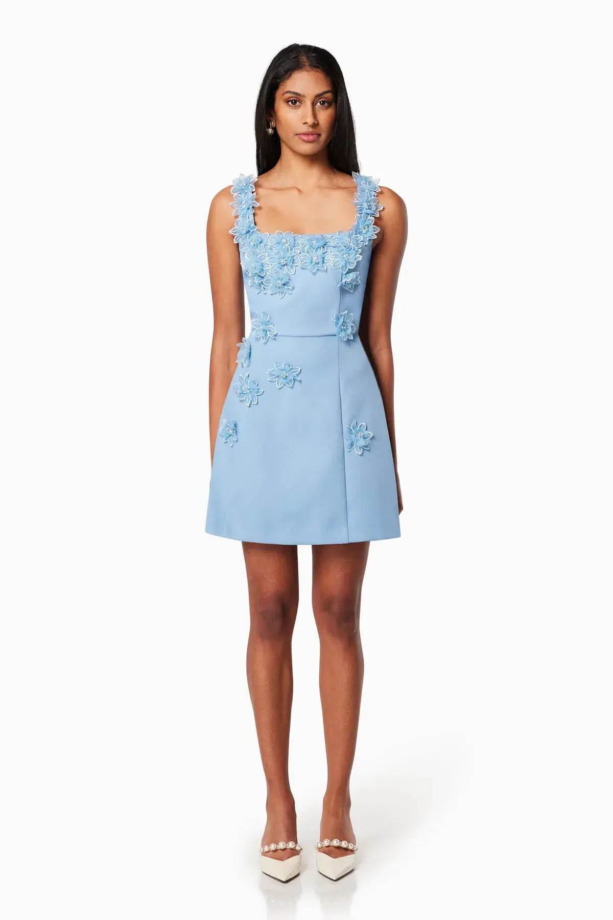 Elliatt Bruges Mini Dress in Cornflower Size 6 - Image 1