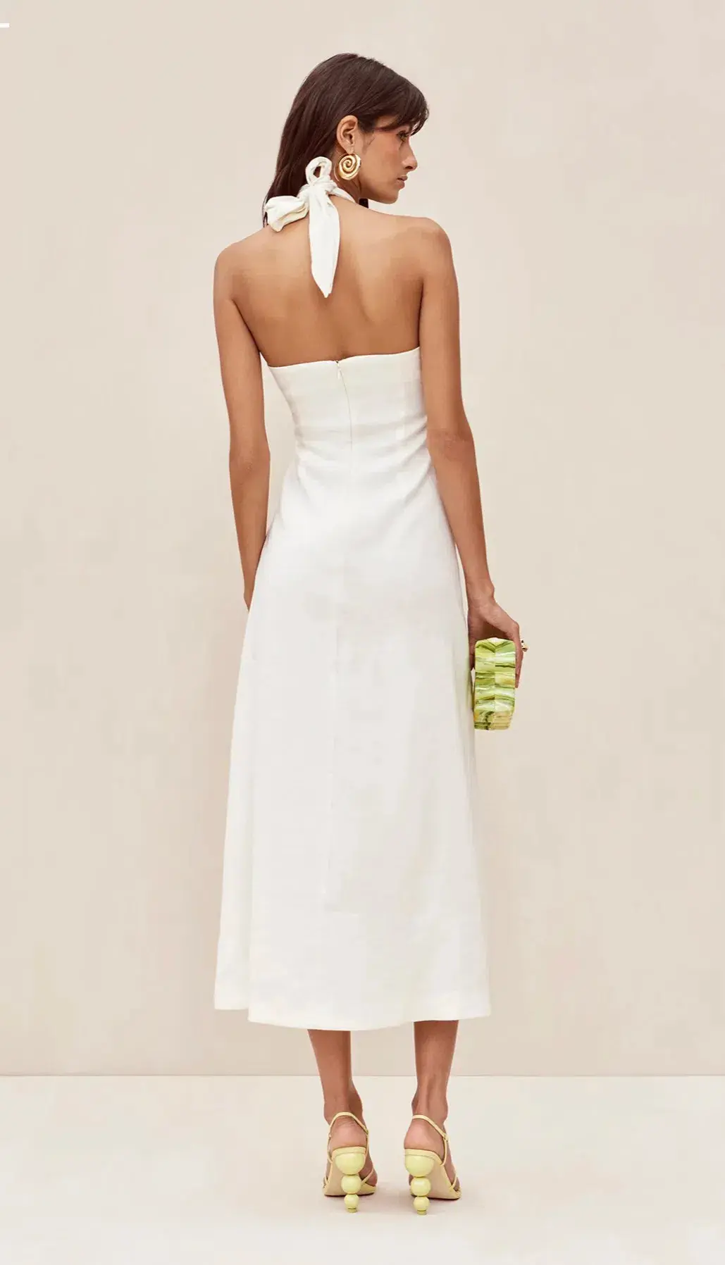 Cult Gaia Susana Dress Off White Size XS / AU 6 - Image 3
