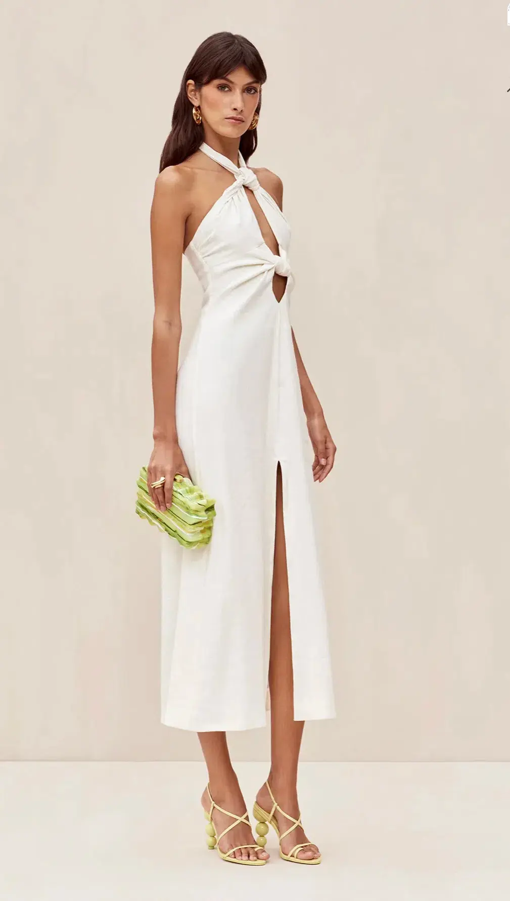 Cult Gaia Susana Dress Off White Size XS / AU 6 - Image 4
