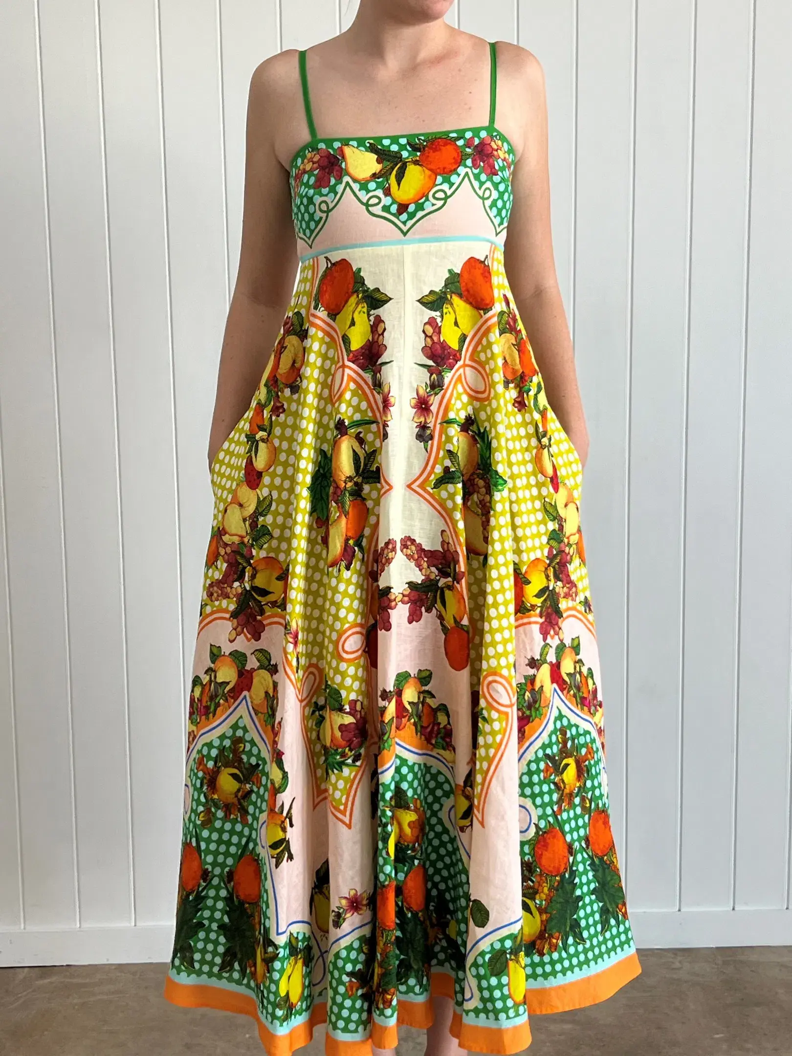 Alemais Lemonis Sundress Multi Size 8 - Image 4
