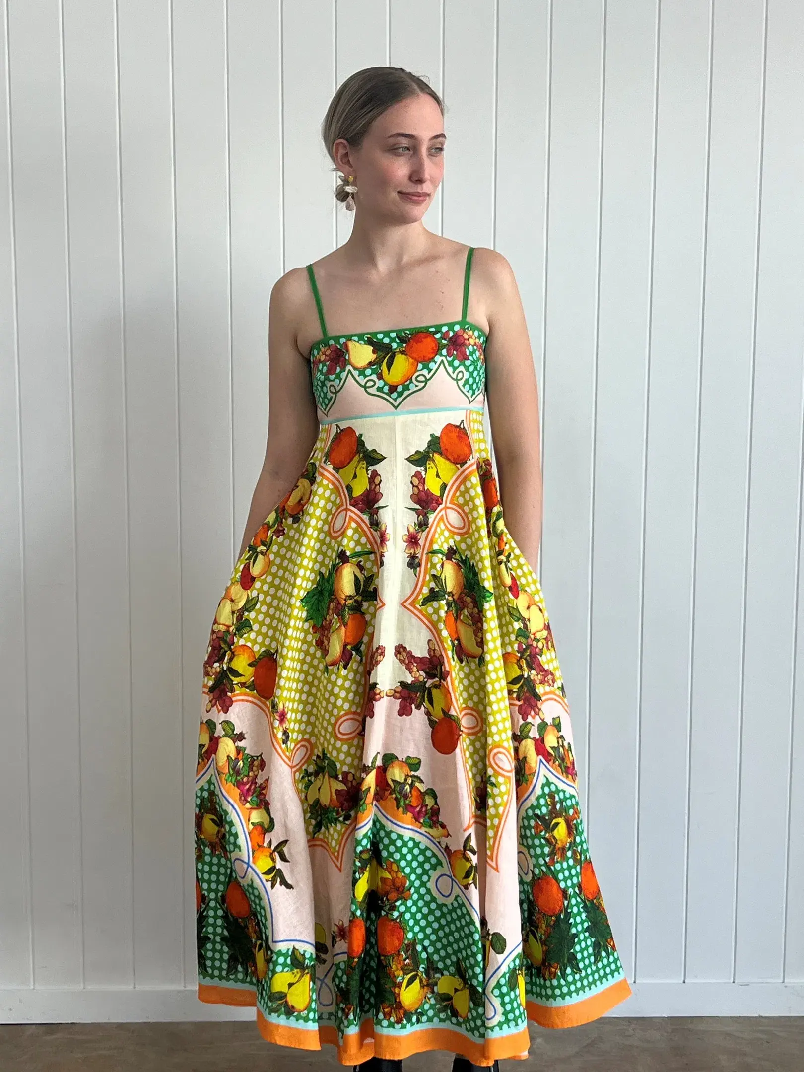 Alemais Lemonis Sundress Multi Size 8 - Image 1