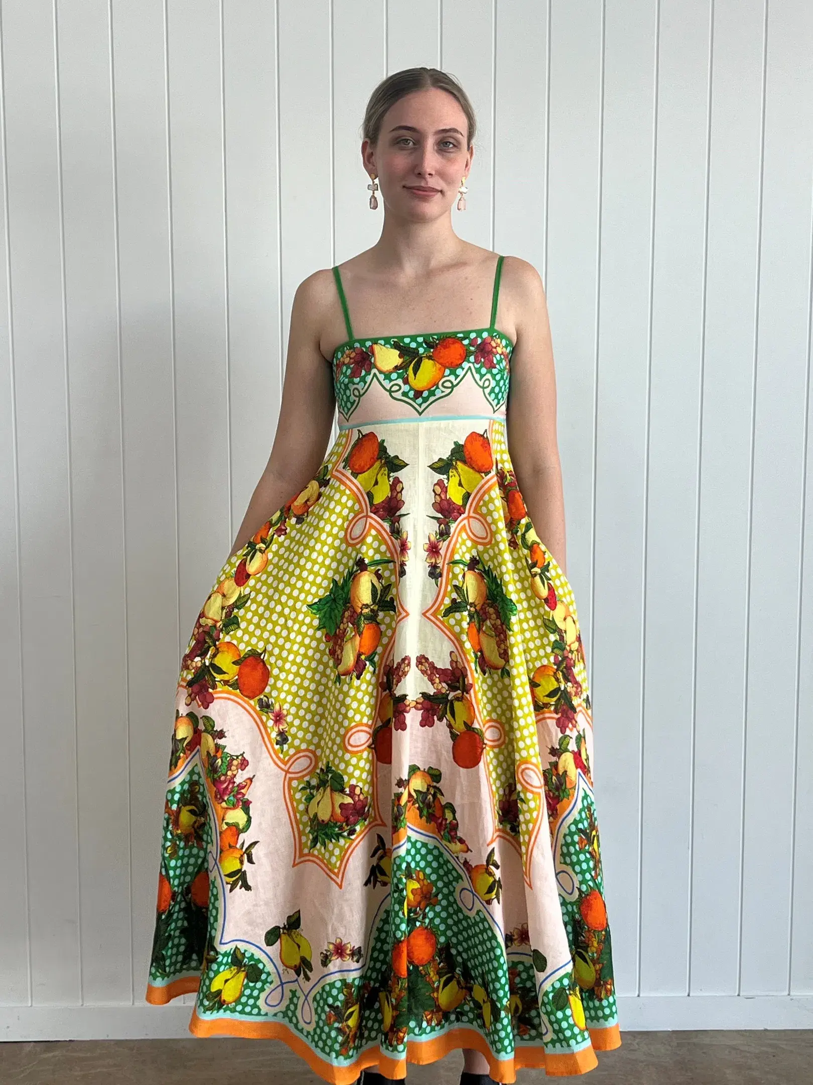 Alemais Lemonis Sundress Multi Size 8 - Image 5