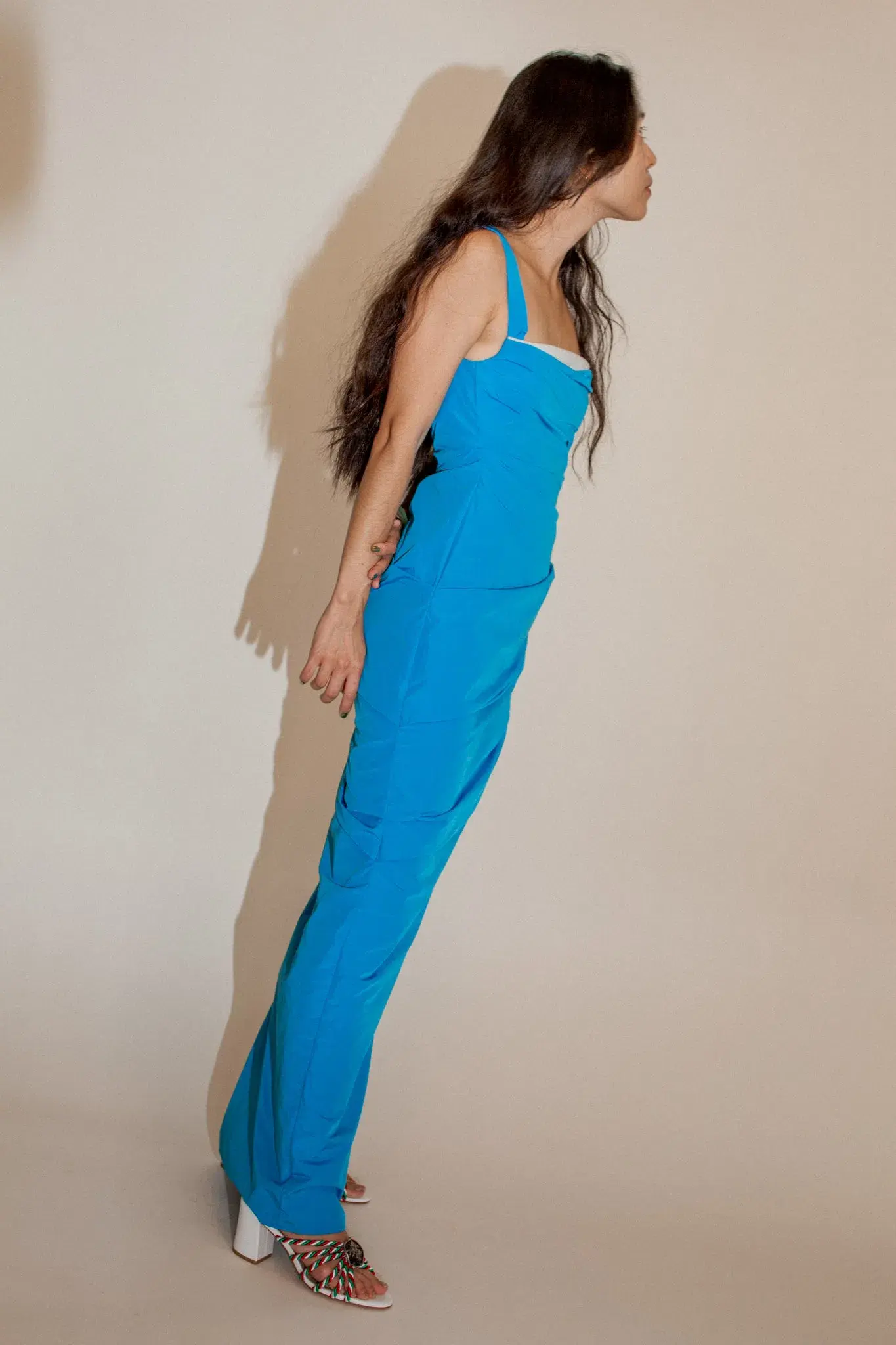 Paris Georgia Raf Dress Blue Size 10 - Image 2
