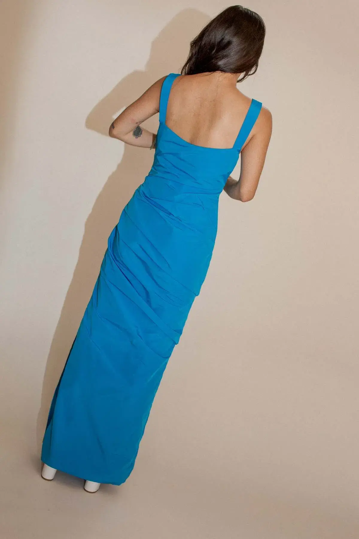Paris Georgia Raf Dress Blue Size 10 - Image 3