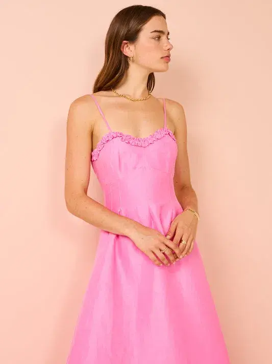 Aston Studio Raquel Dress In Candy Silk Size 12 - Image 2