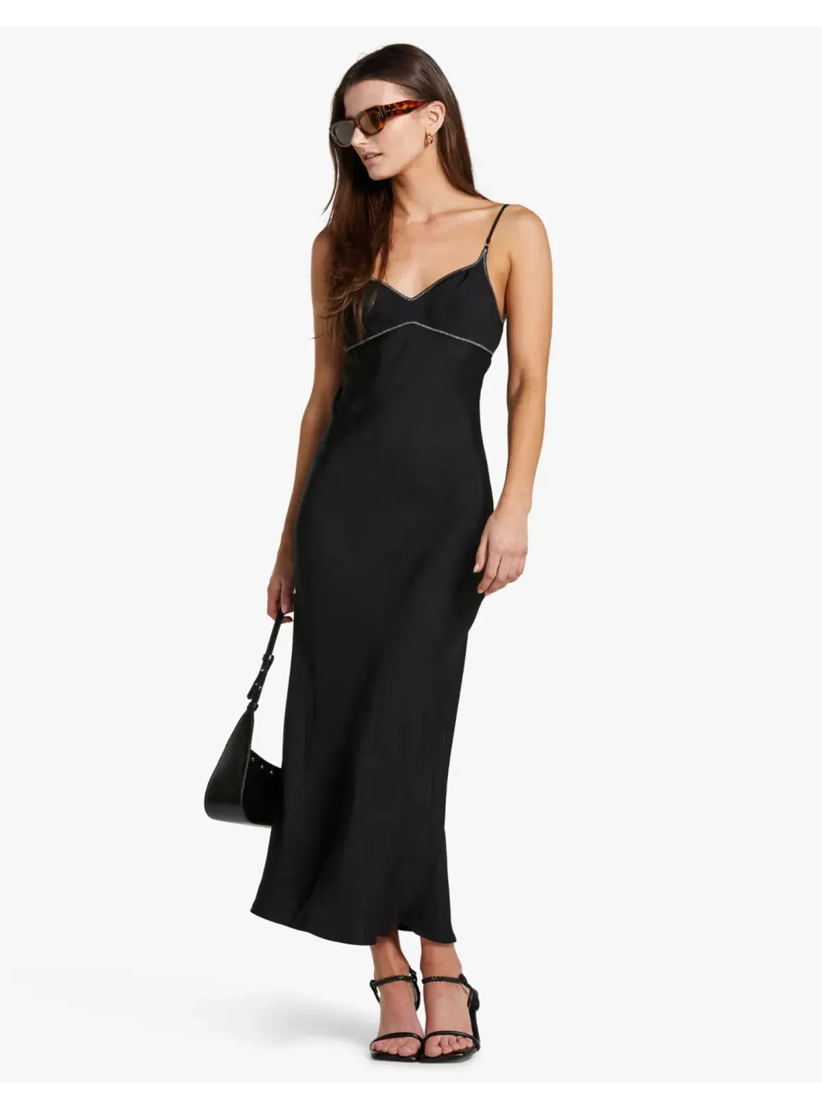 Bec & Bridge Emery Midi Dress Black Size AU 6 - Image 4