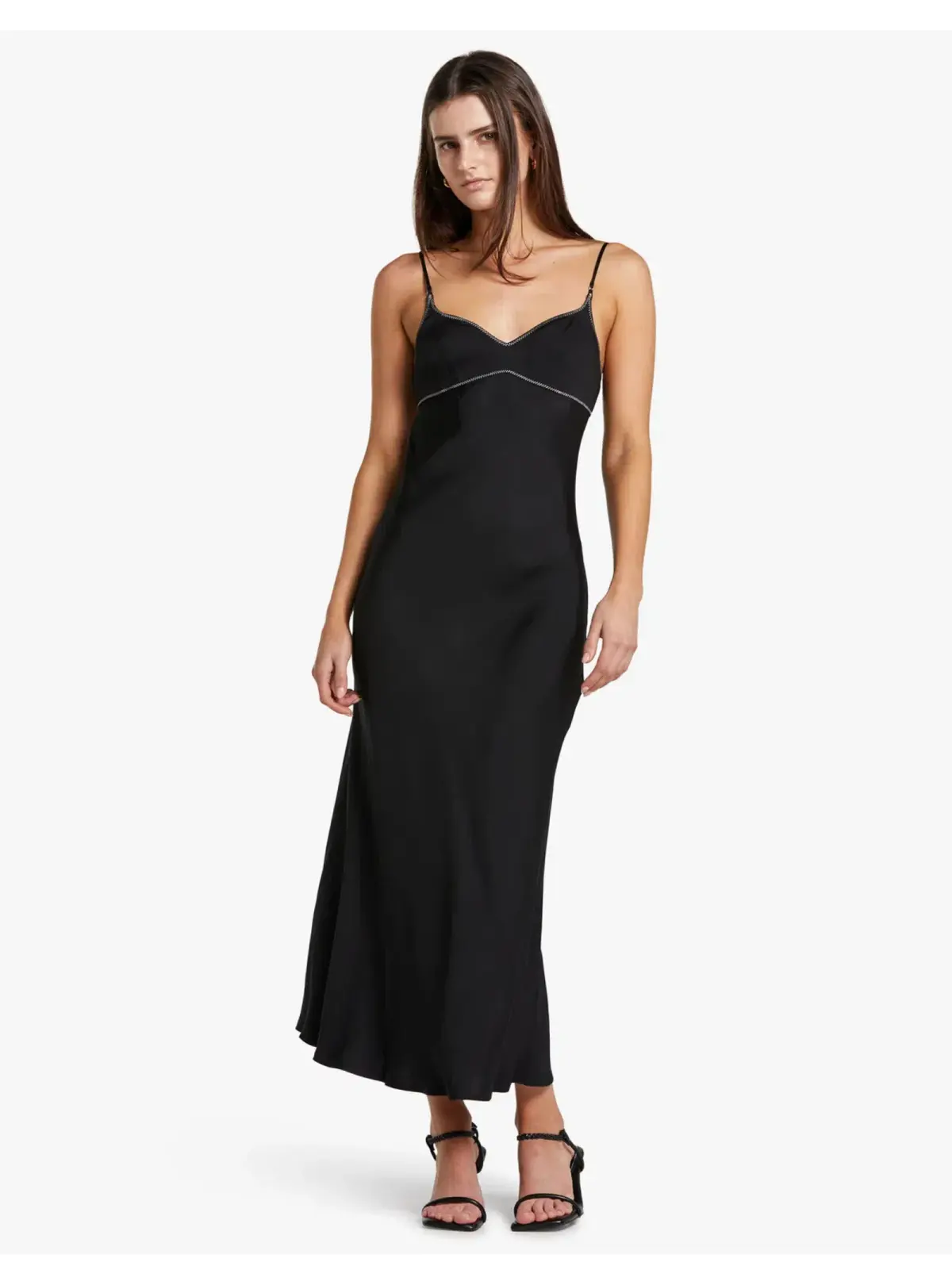 Bec & Bridge Emery Midi Dress Black Size AU 6 - Image 3