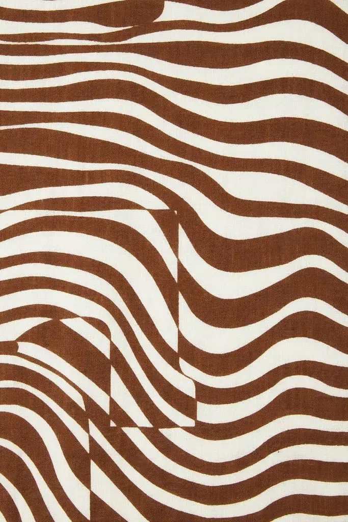 Faithfull the Brand Sorsal Midi Dress Print Size 8 - Image 6