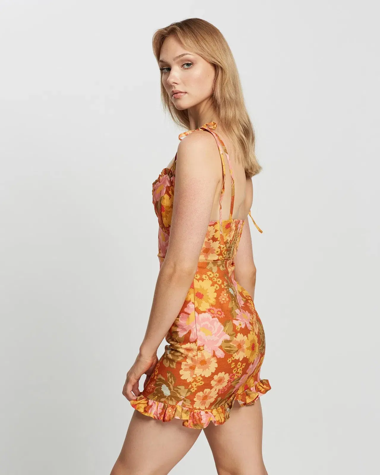 Ownley Isla Dress Summer Floral Size XS/ AU 6 - Image 2