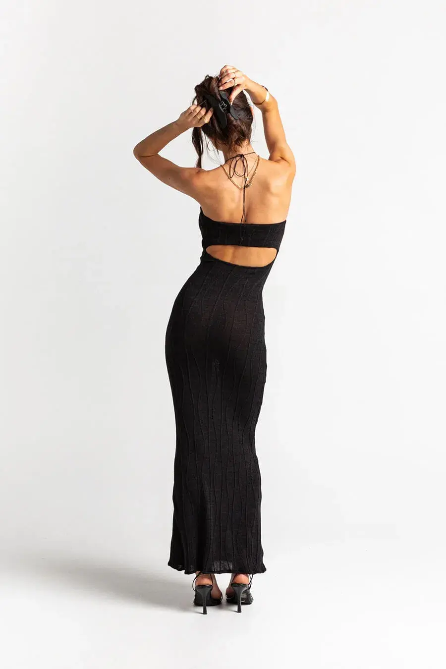 Arcina Ori Cindy Maxi Dress Black Size M / AU 10 - Image 3