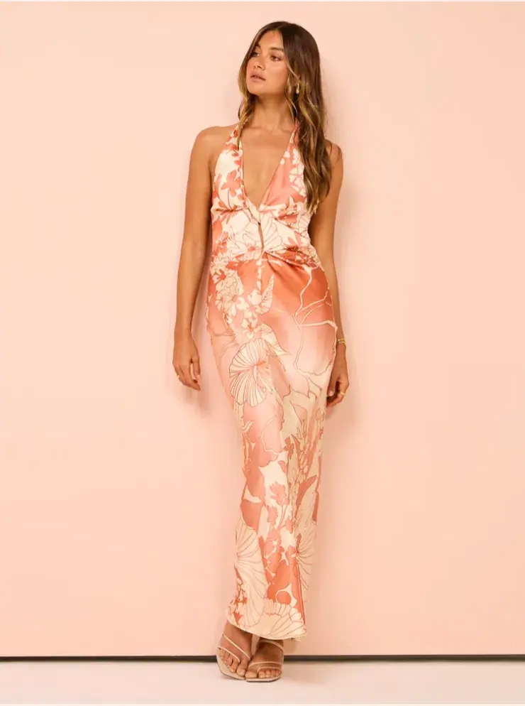 Sir The Label Como Twist Dress in Paradiso Print Size 3 / AU 12  - Image 5
